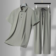 Oddychający letni zestaw polo
