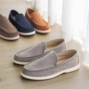 Casual zamszowe loafersy