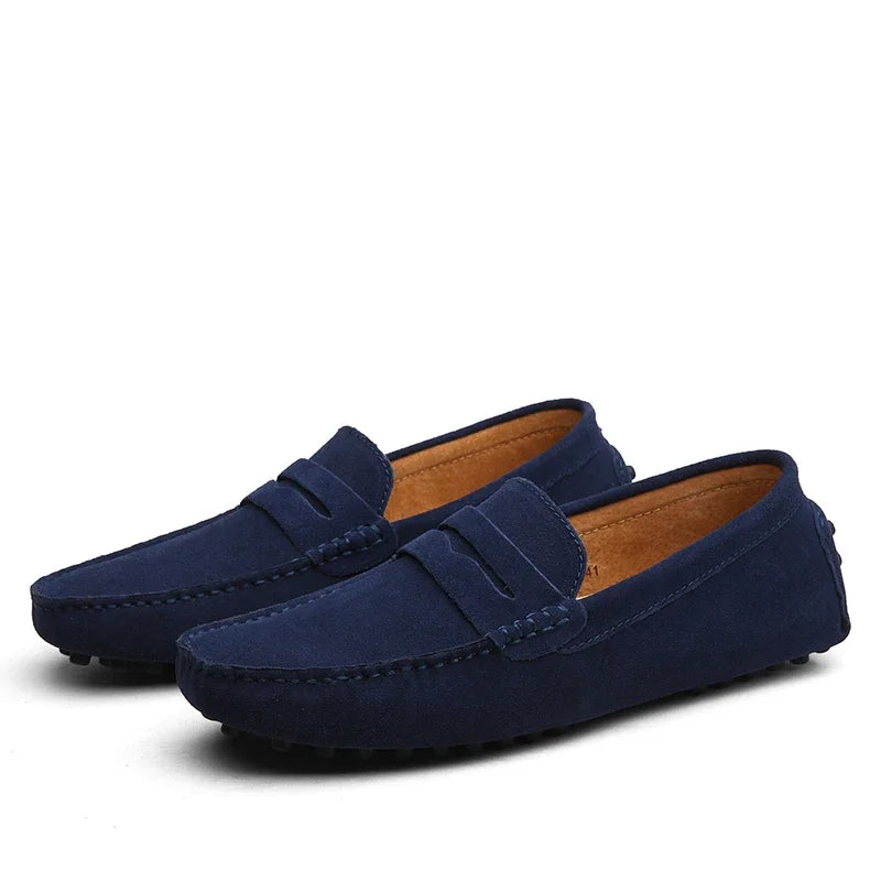 Casual zamszowe mokasyny