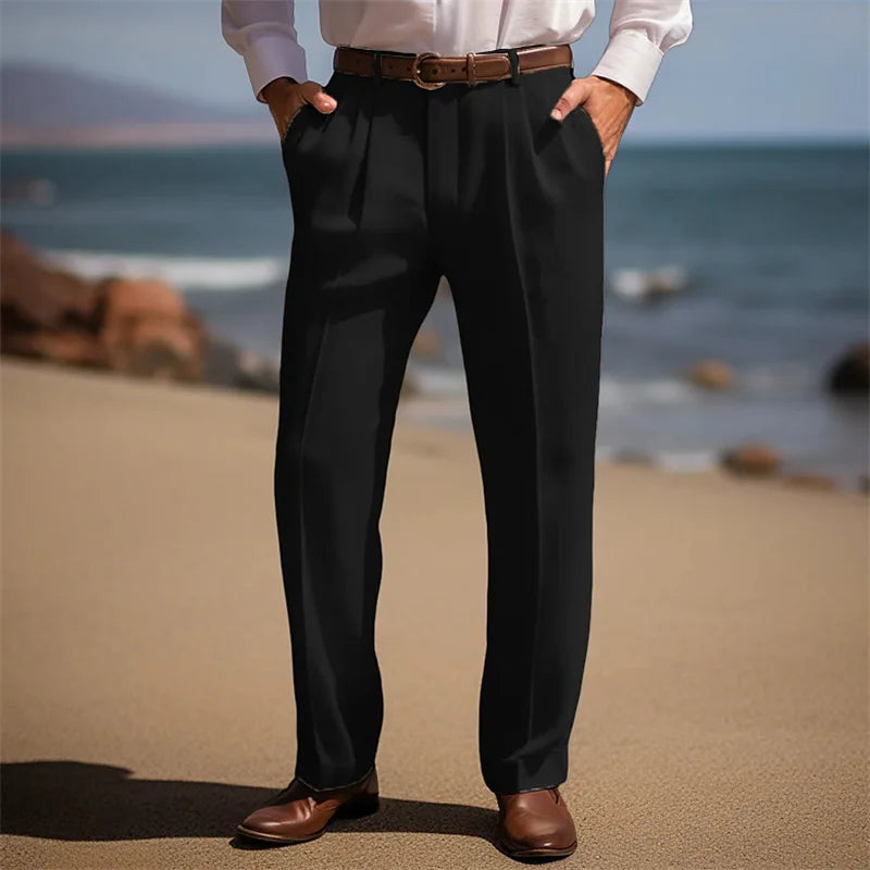 Eleganckie lniane spodnie