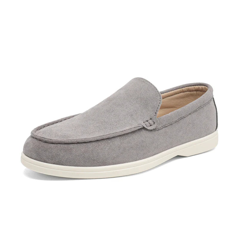 Casual zamszowe loafersy