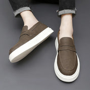 Eleganckie skórzane slip-ony