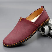 Santorini skórzane loafersy