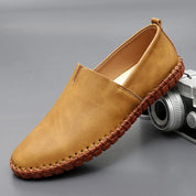 Santorini skórzane loafersy