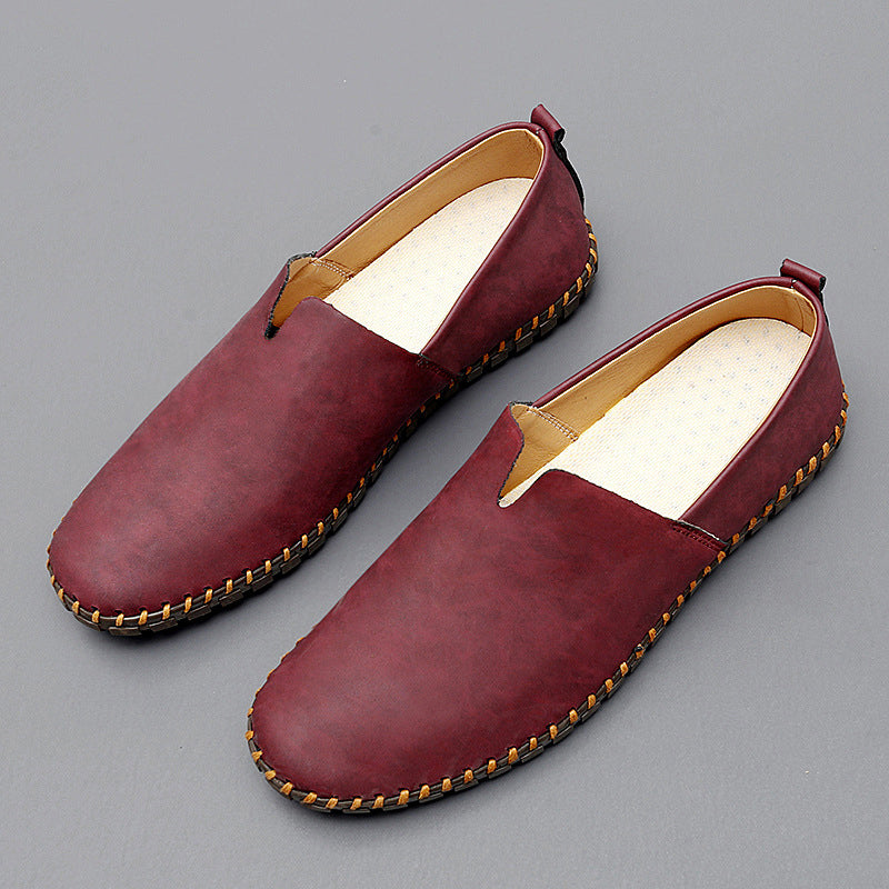 Santorini skórzane loafersy