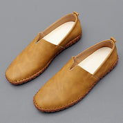 Santorini skórzane loafersy