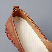 Santorini skórzane loafersy