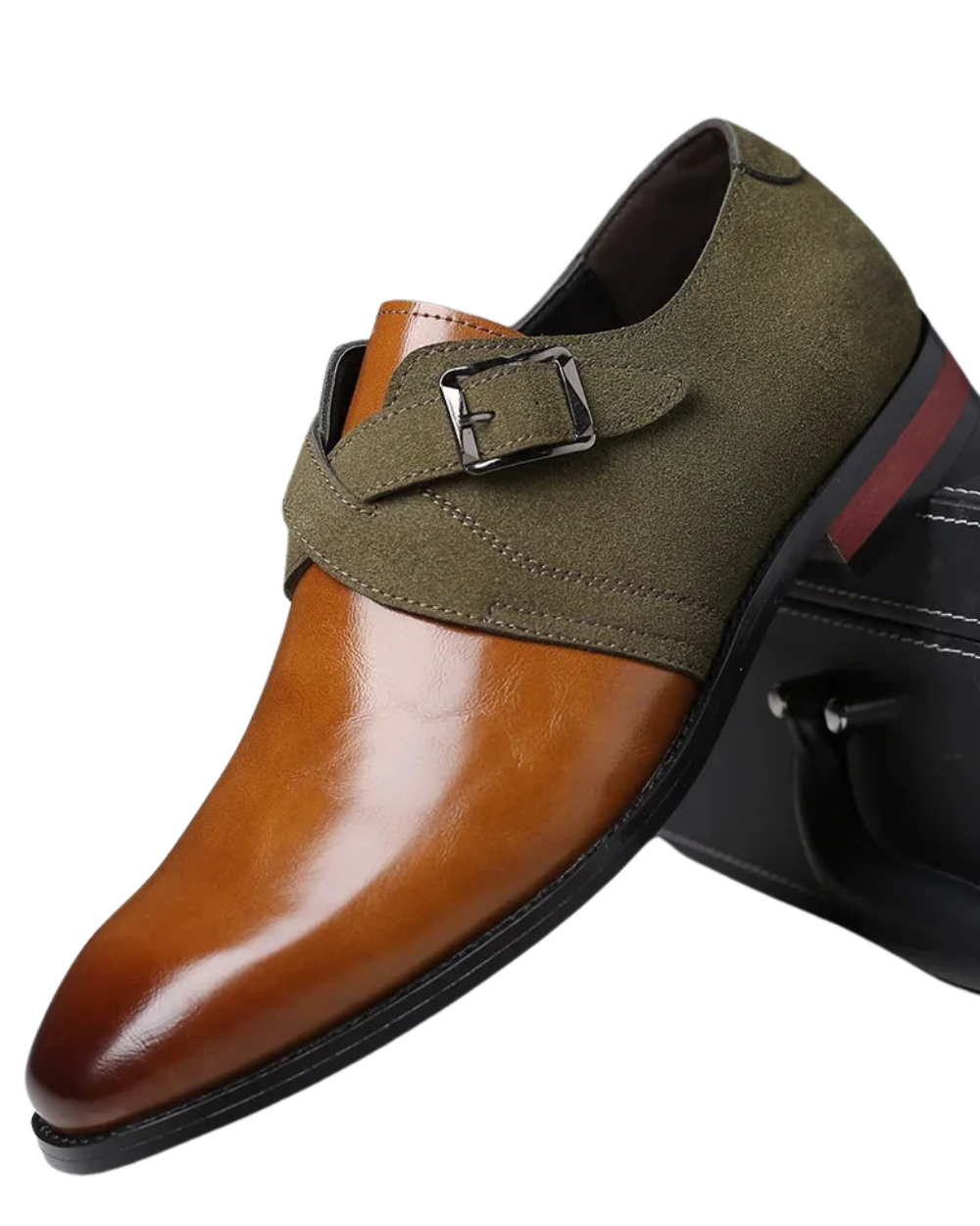 Zamszowe buty biznesowe