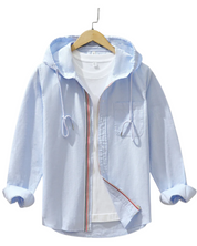 Lniana Bluza z Kapturem