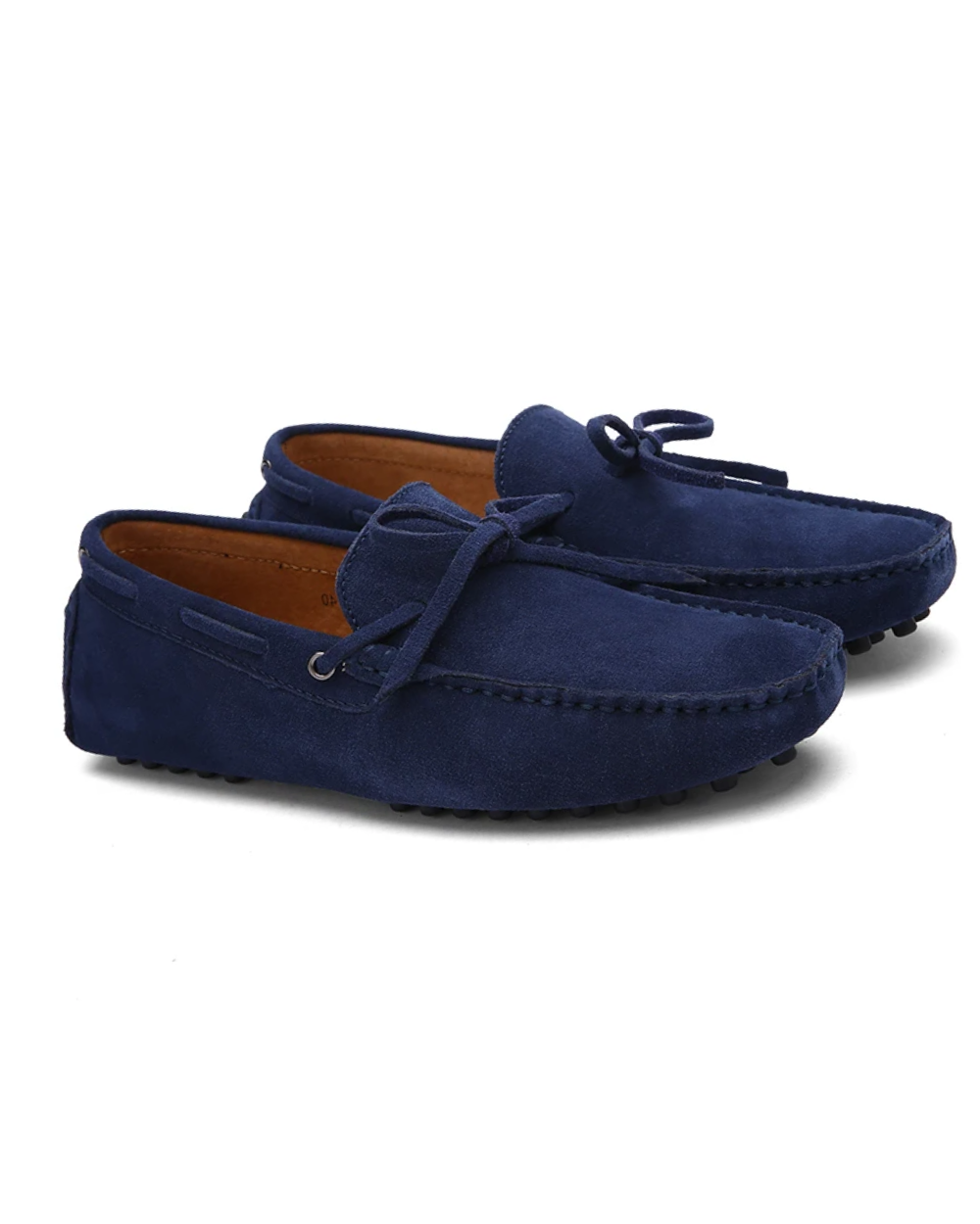 Casual zamszowe letnie loafersy