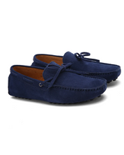 Casual zamszowe letnie loafersy