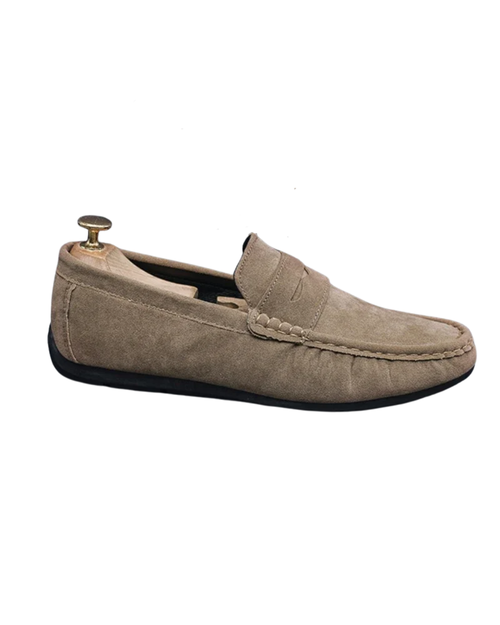 Lekkie zamszowe loafersy