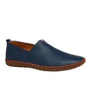 Eleganckie, oddychające skórzane loafersy