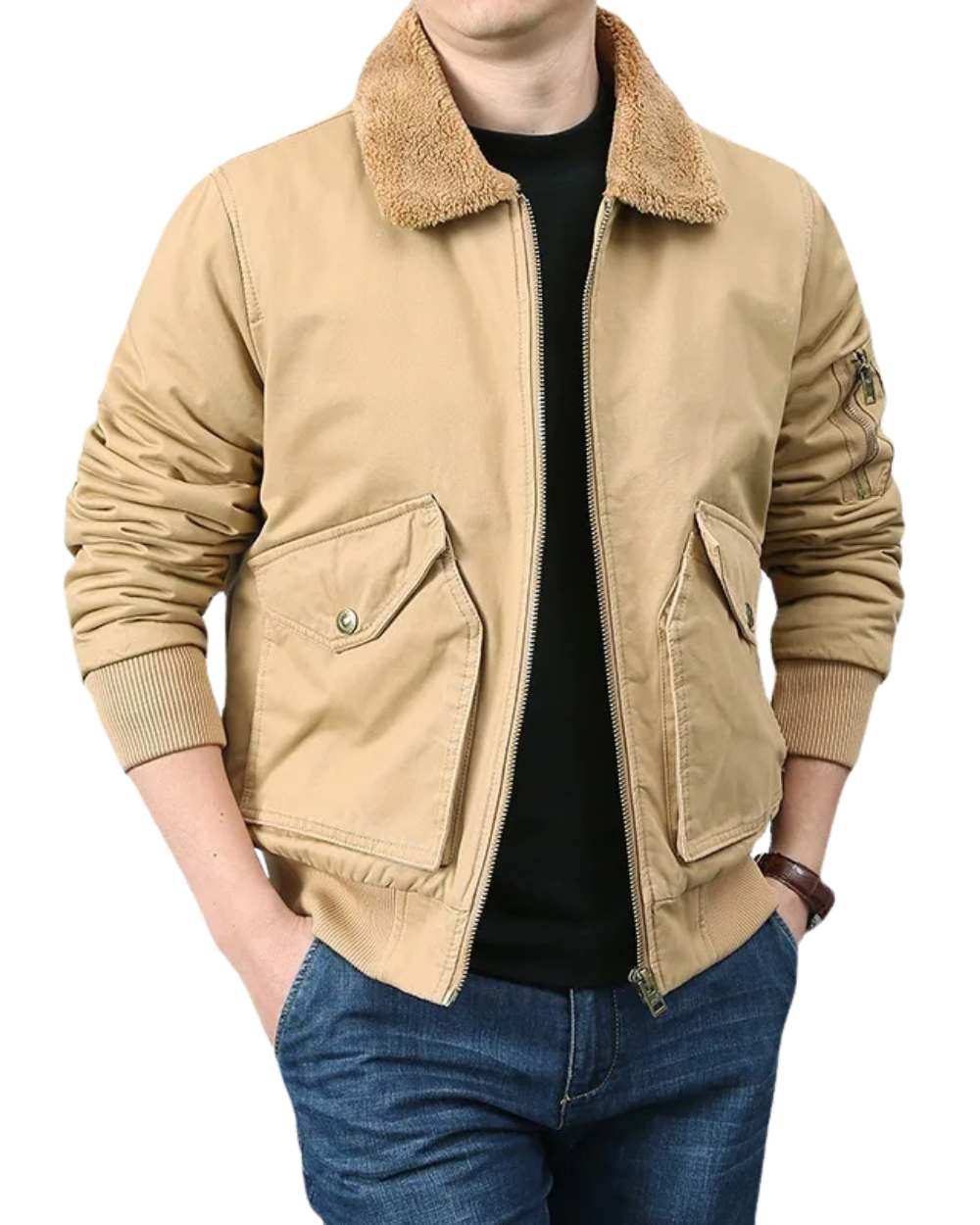 Elegancka kurtka bomber