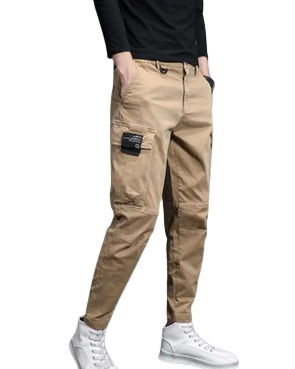 Eleganckie spodnie cargo dla mężczyzn