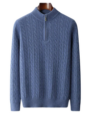 Deneb Kaszmirowy Woven Half Zip