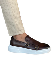 Skórzane Mokasyny Slip-On