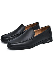 Eleganckie skórzane loafersy