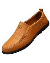 Eleganckie skórzane loafersy