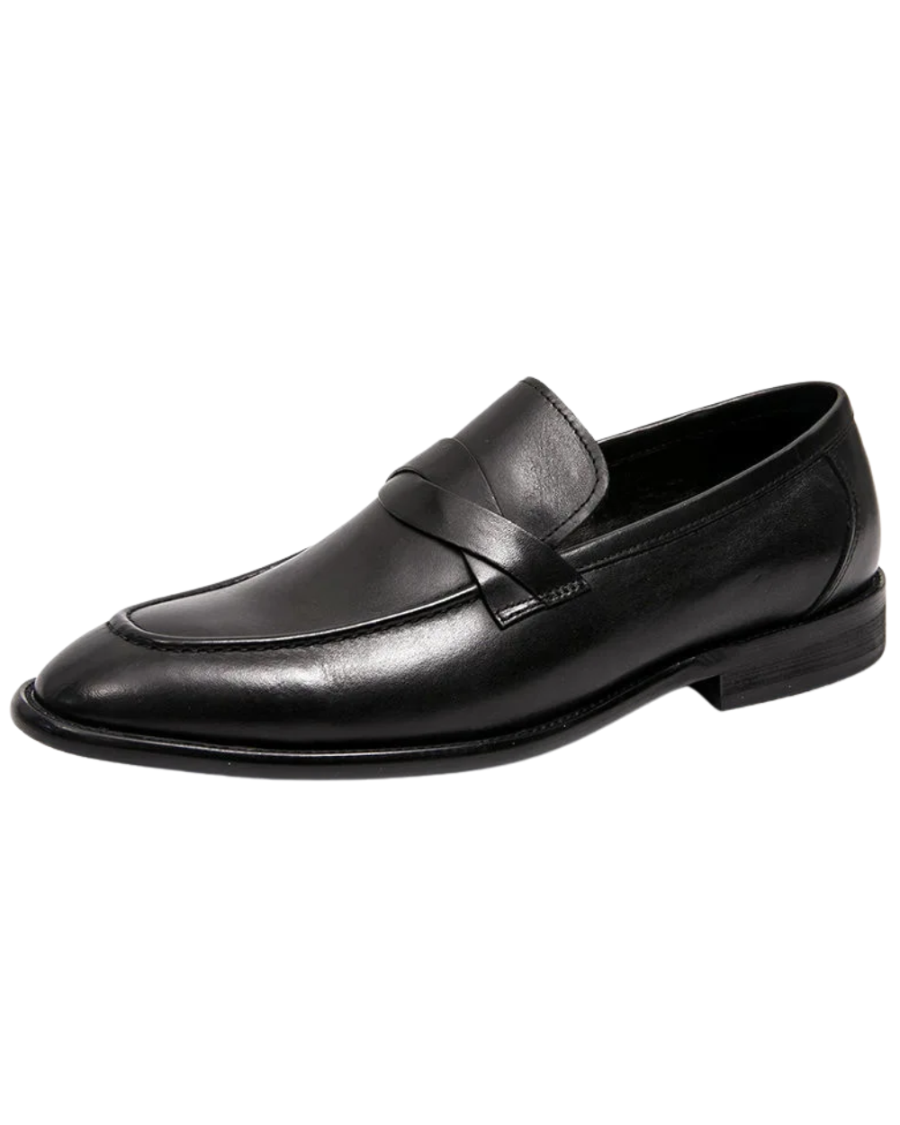Eleganckie skórzane loafersy