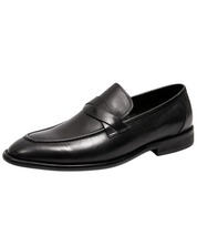 Eleganckie skórzane loafersy