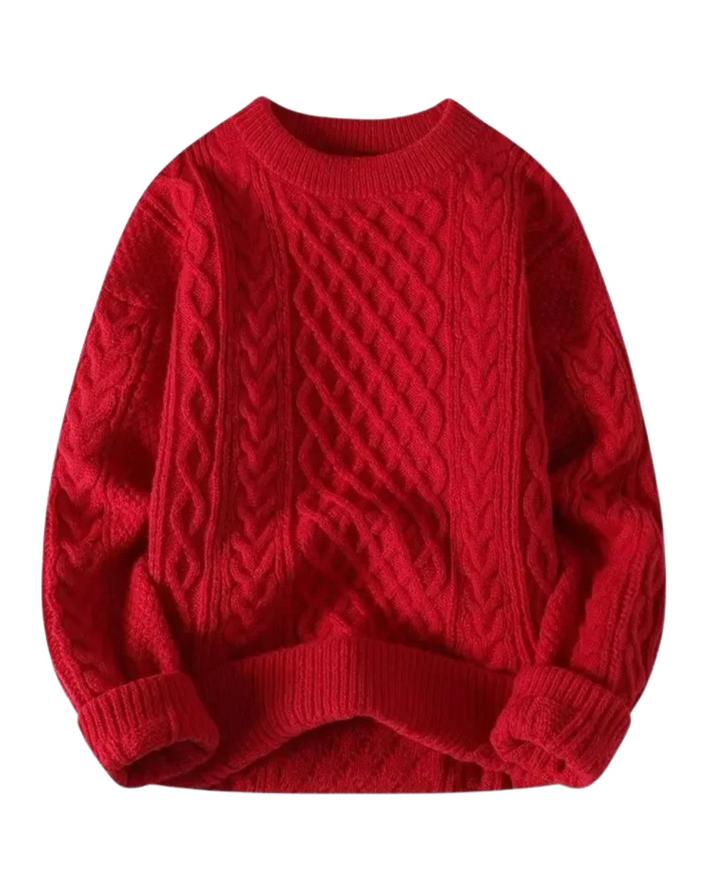 Sweter w Warkocze