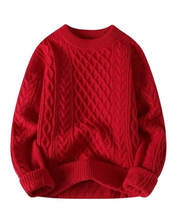 Sweter w Warkocze