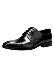 Eleganckie skórzane buty biznesowe