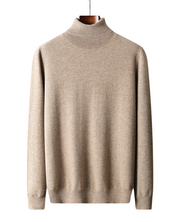 Czarna Merino Wełniana Golf
