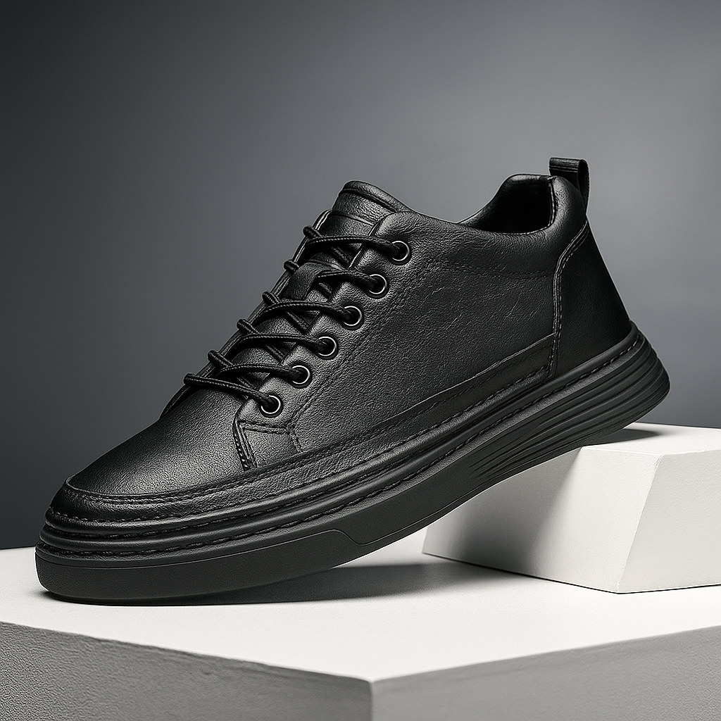 Eleganckie skórzane buty