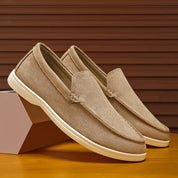 Eleganckie skórzane loafersy