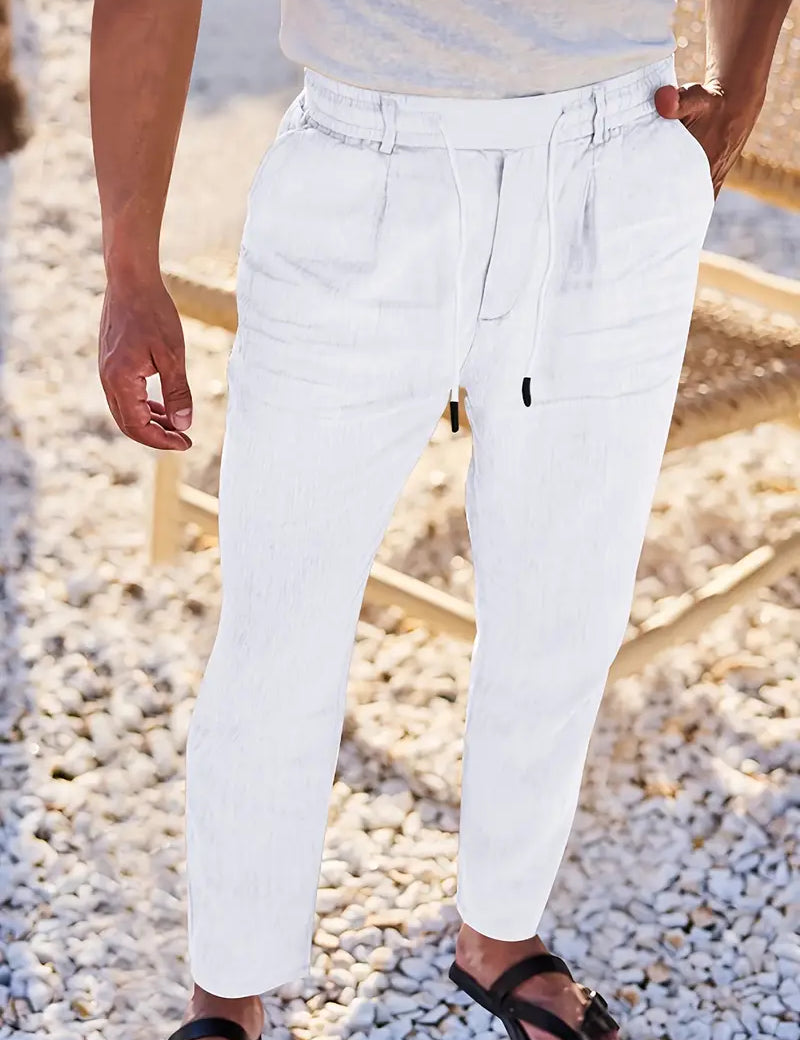 Eleganckie lniane spodnie