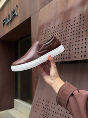 Casual skórzane buty wsuwane