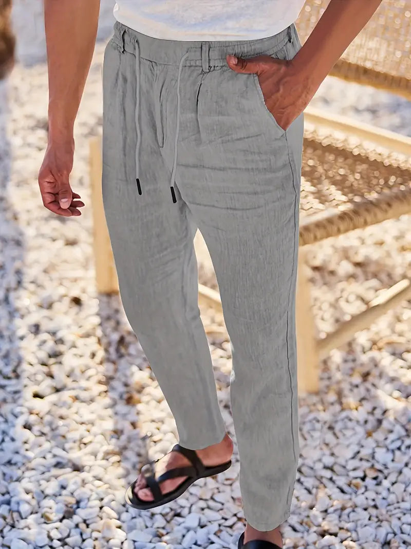 Eleganckie lniane spodnie
