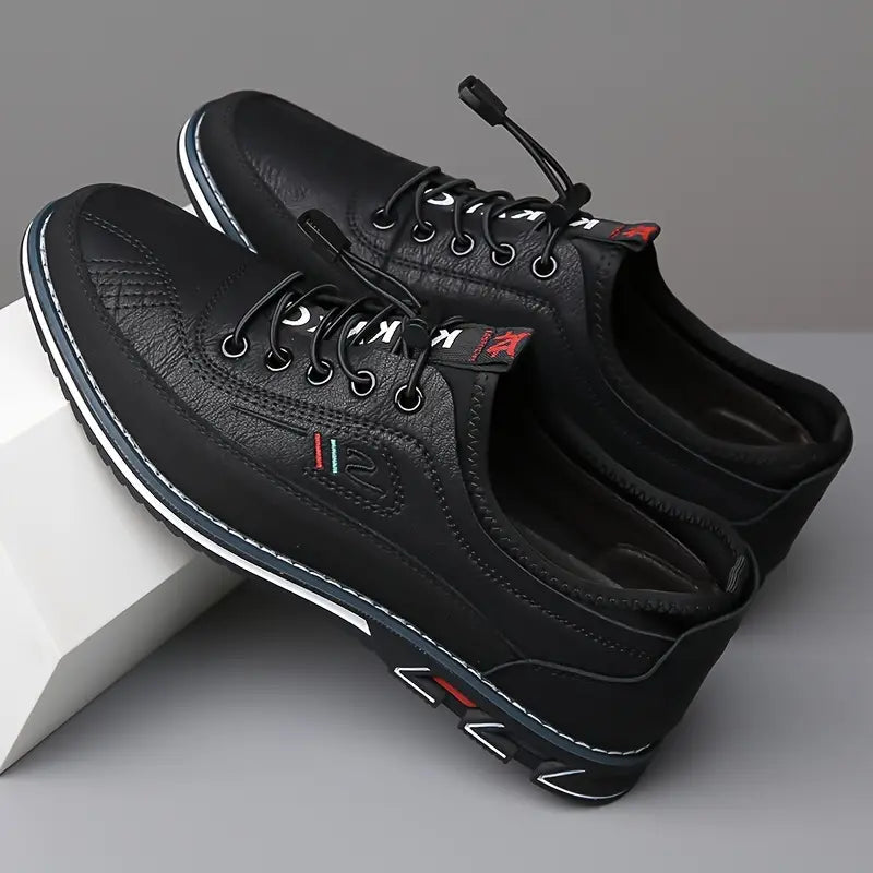 Casual skórzane buty