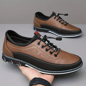 Casual skórzane buty