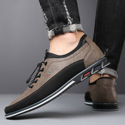 Casual skórzane buty