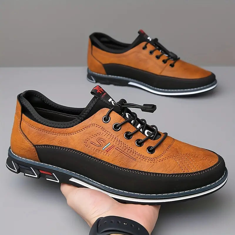 Casual skórzane buty