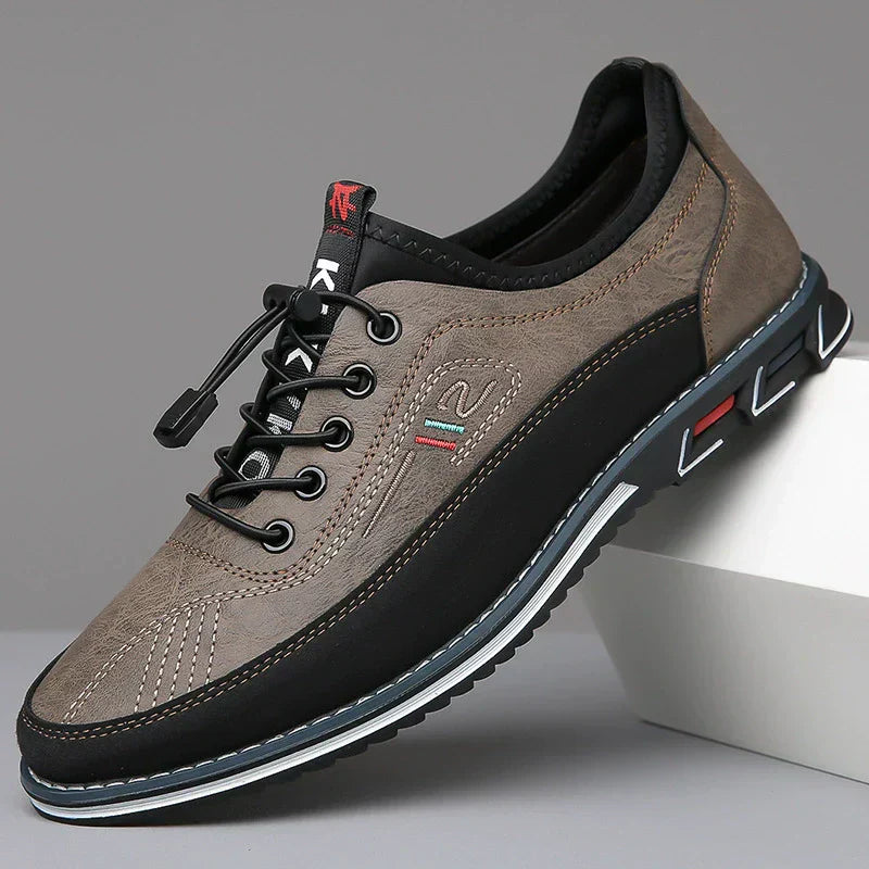 Casual skórzane buty