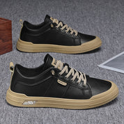 Casual skórzane buty