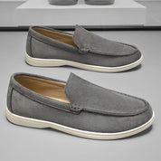 Eleganckie skórzane loafersy