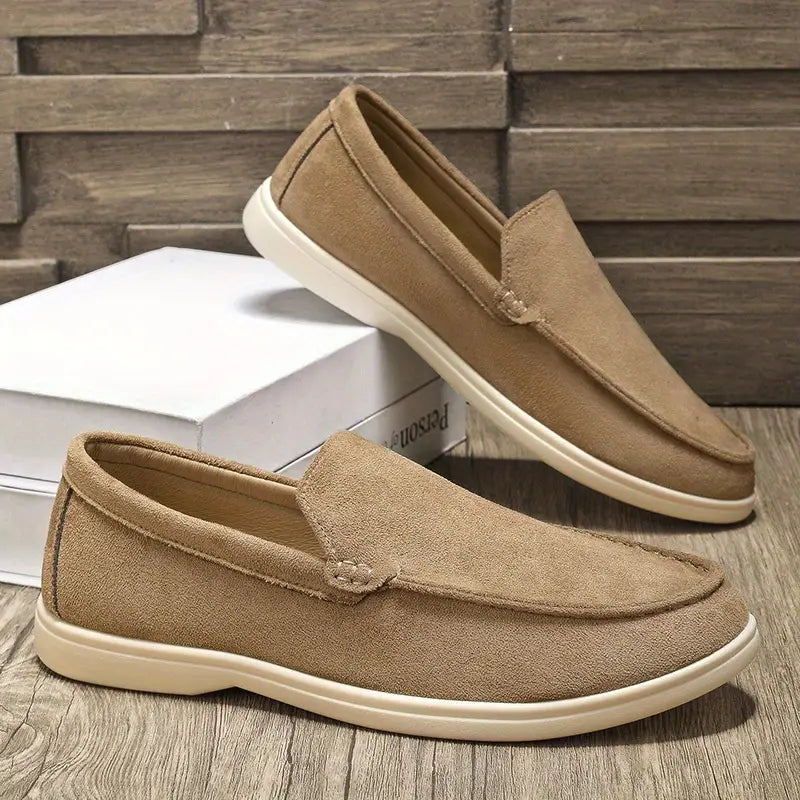 Eleganckie skórzane loafersy