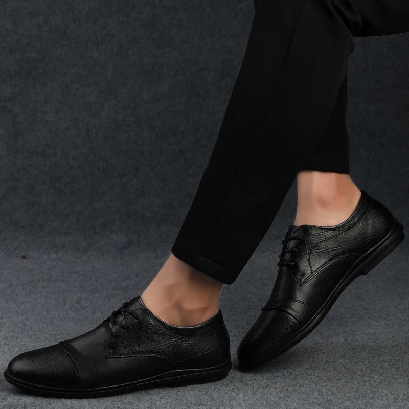 Eleganckie skórzane buty wizytowe