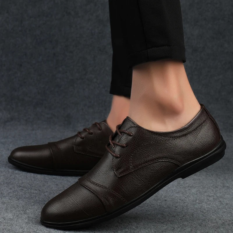 Eleganckie skórzane buty wizytowe