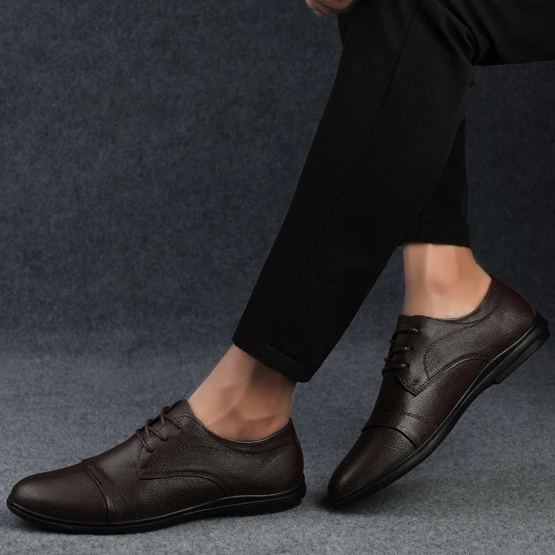 Eleganckie skórzane buty wizytowe