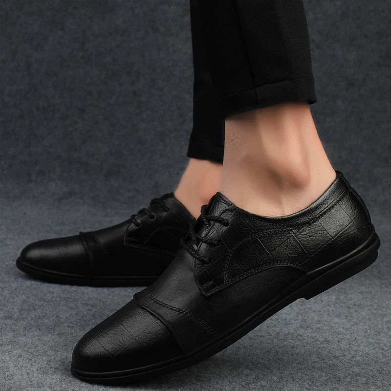 Eleganckie skórzane buty wizytowe