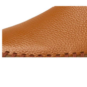 Oddychające skórzane loafersy