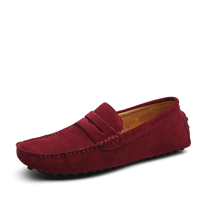 Casual zamszowe mokasyny