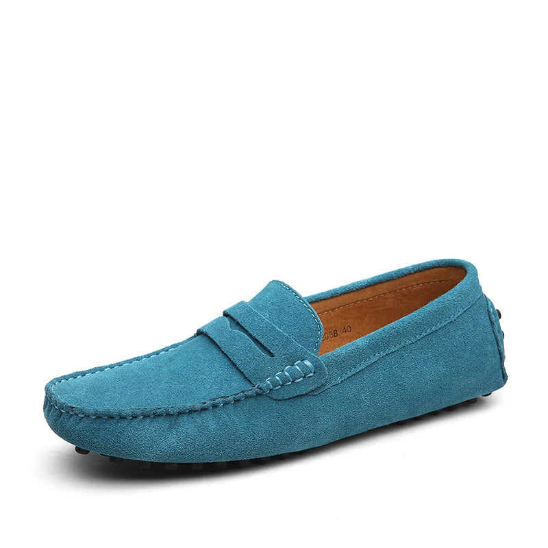 Casual zamszowe mokasyny