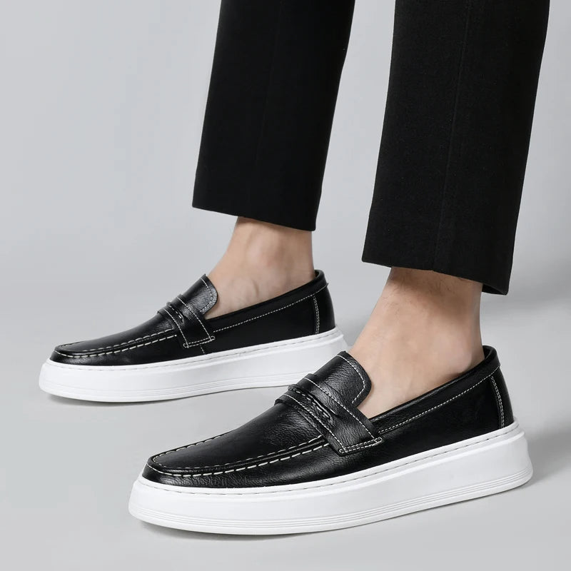 Skórzane buty slip-on